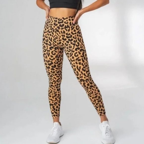 Balance Athletica/Vitality Kingdom Collection Cheetah Ascend High Waist Leggings - Picture 1 of 1